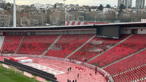 LOMI, LOMI, SVE POLOMI! Evo kako izgleda južna tribina na Marakani dan posle večitog derbija