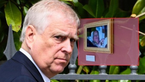 IZBEZUMLJENI BIVŠI PRINC ZAVRŠIO U LUVRU: Slika Endrua nakon što je pušten iz pritvora izložena kao eksponat (FOTO)