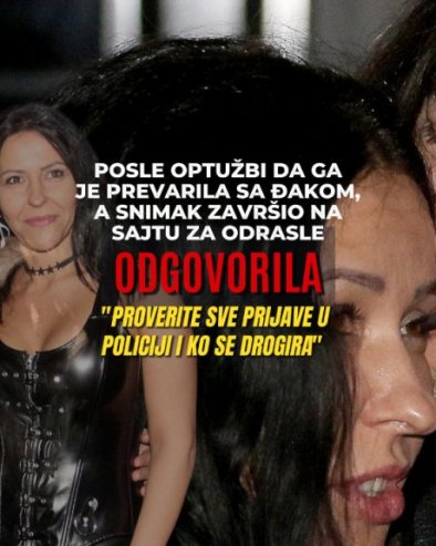 ОГЛАСИЛА СЕ После оптужби да га је преварила са ђаком, а снимак завршио на сајту за одрасле: Проверите све пријаве у полицији и ко се дроги