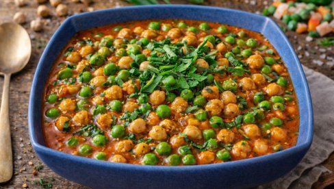 SA GRAŠKOM I SREMUŠOM: Kari leblebije, zdrav i ukusan ručak