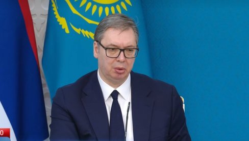 ХВАЛА ВАМ ШТО СТЕ ПРИХВАТИЛИ УЧЕШЋЕ НА ЕКСПУ Вучић поручио Токајеву: Србија ће увек као лојалана пријатељ умети да узврати Казахстану