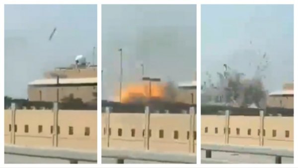 ИЗВРШЕН УДАР НА АМЕРИЧКУ БАЗУ У БАХРЕИНУ? Цивилима издато хитно наређење за евакуацију (ВИДЕО)