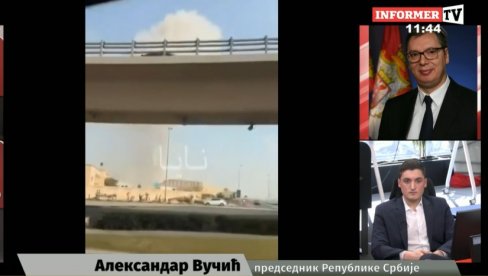 DESETINE IRANSKIH PROJEKTILA JE PRESRETNUTO Vučić upozorio: Tuku se ciljevi u Kuvajtu, glavna borba će se voditi oko promene vlasti