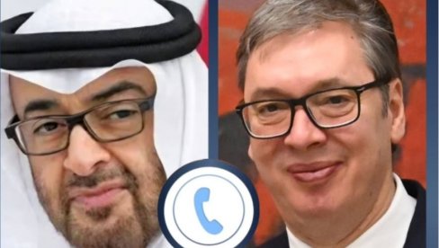 VUČIĆ SA ŠEIKOM BIN ZAJEDOM: Razgovarali smo o situaciji na Bliskom istoku i ozbiljnoj eskalaciji