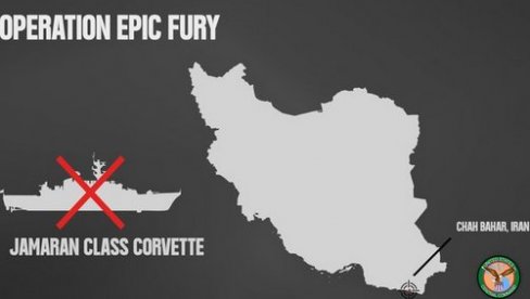 AMERIKANCI POTOPILI IRANSKI BROD: Pogođena korveta DŽamaran, posadi naređeno da napusti plovilo