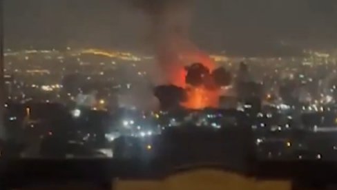 ОБЈАВЉЕН НОВИ СНИМАК ИЗ ТЕХЕРАНА: Спасиоци сатима трагају за преживелима после стравичног напада (ВИДЕО)