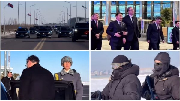 КАЗАХСТАНЦИ ПОДЕЛИЛИ МОЋАН СНИМАК: Овако је изгледала посета председника Александра Вучића (ВИДЕО)