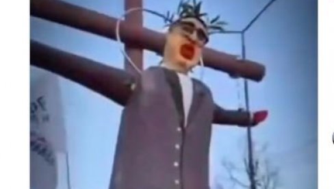 БЛОКАДЕРИМА НИШТА НИЈЕ СВЕТО: Усред поста поново сатанизам, без поштовања Бога и православља