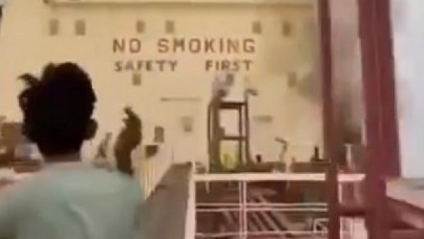 УДАР НА СРЦЕ СВЕТСКЕ ТРГОВИНЕ НАФТОМ: Брод у пламену, цене одмах скочиле (ВИДЕО)