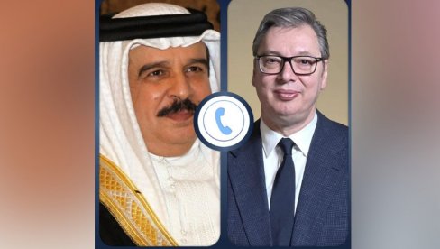 RAZGOVARAO SAM SA KRALJEM BAHREINA POVODOM RAKETNIH NAPADA Vučić: Izrazio sam duboku zabrinutost zbog eskalacije sukoba