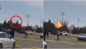 DRAMATIČAN TRENUTAK UDARA NA AZERBEJDŽANSKI AERODROM: Ima povređenih, Baku se hitno oglasio i zapretio odgovorom (VIDEO)