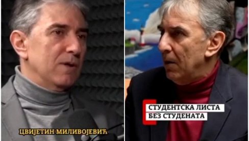 СТУДЕНТСКА ЛИСТА БЕЗ СТУДЕНАТА: Цвијетин Миливојевић ради за стране интересе (ВИДЕО)