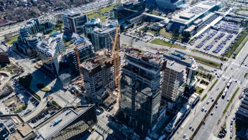 DELTA DISTRICT СВЕ БРЖЕ НАПРЕДУЈЕ: InterContinental стигао до 21. спрата, гради се панорамски базен на крову