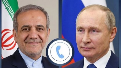 ПУТИН ХИТНО РАЗГОВАРАО СА ПРЕДСЕДНИКОМ ИРАНА: Неопходно је што пре урадити ово