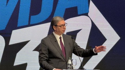 ŽIVIMO U VREMENU NAJBRŽIH PROMENA U ČOVEČANSTVU Vučić: Plan i program napretka zemlje je suština onoga na čemu zasnivate njen uspeh