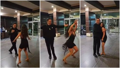 ЗАИГРАО ПРЕД КОНЦЕРТ: Драган Којић Кеба као прaви плесач заплесао на подијуму са првакињом из Бугарске (ФОТО)