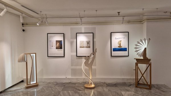 ОСВОЈИЛИ ПРВА ТРИ МЕСТА: Ђаци школе Дрво арт неприкосновени у изради подних лампи