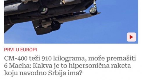 SUPERIORNOST SRBIJE U VAZDUHU GLAVNA TEMA U CELOJ HRVATSKOJ! Vučić je nabavio ono o čemu cela Evropa može samo da sanja