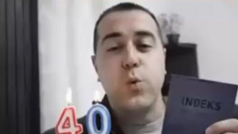 СТУДЕНТ-БЛИНКЕР У 40! Ветеринарски техничар на народној грбачи, познат по цепању плаката и муљању нафте