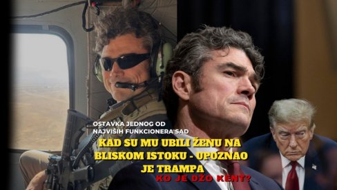 Ko je DŽo Kent koji se drznuo da Trampu kaže NE? Muči ga savest, dao ostavku zbog rata u Iranu - Donalda upoznao kada su mu ubili ženu
