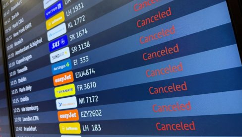 POTPUNO OBUSTAVLJEN AVIO-SAOBRAĆAJ ZBOG ŠTRAJKA SINDIKATA: Berlinski aerodrom paralizovan (FOTO)