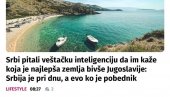 ZA ŠOLAKOVU NOVU NEMA DILEME: Srbija im najružnija zemlja - na vrhu liste im Hrvatska
