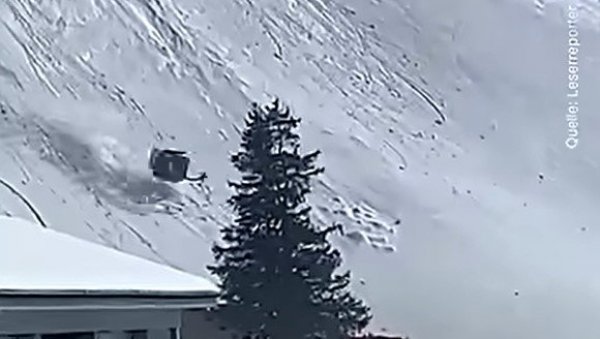 ЈАК ВЕТАР СРУШИО ГОНДОЛУ: Драма на скијалишту, акција спасавања у току (ВИДЕО)