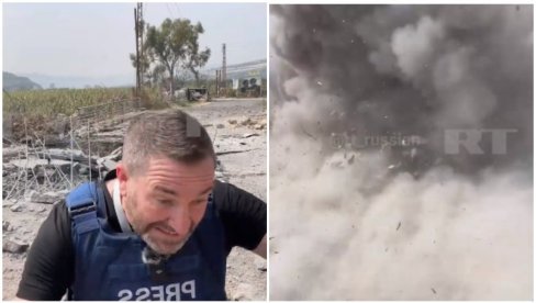 (VIDEO) KREMLJ O INCIDENTU SA NOVINARIMA RT-A U LIBANU: Izraelski projektil eksplodirao na par metara od ekipe, ispitaćemo sve okolnosti