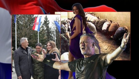 ZA DOM SPREMNA! Tompsonova ćerka VOJNIK: Nastupala u logoru gde su mučeni Srbi, pa dobrovoljno obukla uniformu (FOTO)