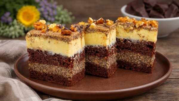 КАЗАБЛАНКА ТОРТА:  Савршен спој чоколаде, мака и сира