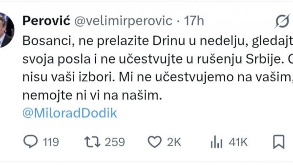 БОСАНЦИ, НЕ ПРЕЛАЗИТЕ ДРИНУ Блокадери без разлога вређају и прете Србима из Републике Српске (ФОТО)