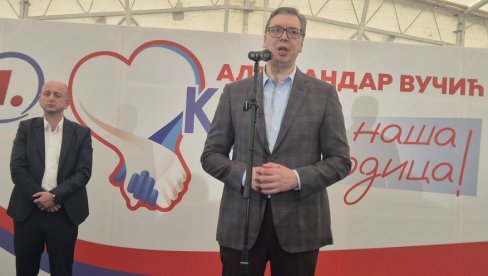 NE VOLI SRBIN DA MU STRANAC ODREĐUJE ZA KOGA DA GLASA Vučić u Kuli: Mi nismo imali strane ambasade da nam pomažu, ponosan sam na vas