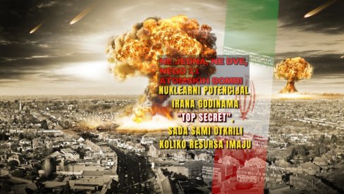 OBOGAĆENI URANIJUM I NAPRAVA ZLA Za 11 atomskih bombi Irana: Svet je u opasnosti, moramo ih sprečiti da naprave nuklearno oružje