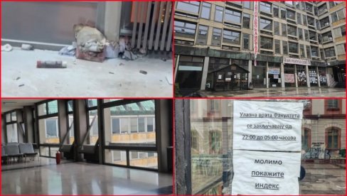 ПОЗНАТ ИДЕНТИТЕТ СТРАДАЛЕ: Девојка скочила са петог спрата Филозофског факултета због неодговорности и анархије блокадера