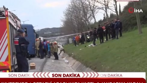 SUDARILA SE ČETIRI VOZILA ZA PREVOZ ZATVORENIKA U TURSKOJ: Povređeno 6 pripadnika žandarmerije i 9 pritvorenika  (VIDEO)