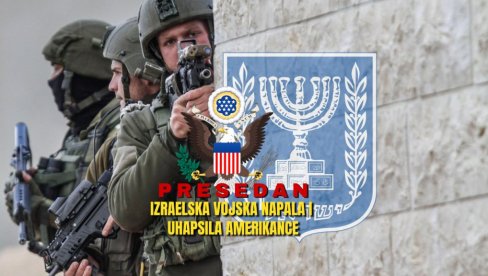 ПРИШЛИ ИМ С ЛЕЂА И ДАВИЛИ ИХ: Израелска војска напала и ухапсила Американце на Западној обали (ВИДЕО)
