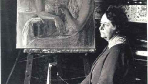 ЛИКОВНИ УНИВЕРЗУМ БЕТЕ ВУКАНОВИЋ: Финале циклуса  Српске уметнице 19. и 20. века (Доба утемељења) у Свечаној сали САНУ