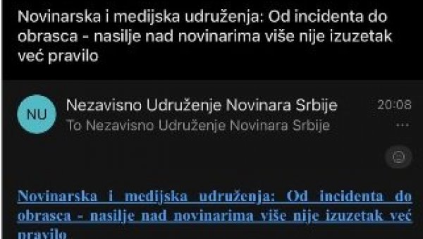 НУНС С ХРВАТИМА ПЉУЈЕ ДРЖАВУ: Смета им што се спроводи истрага поводом смрти студенткиње (ФОТО)