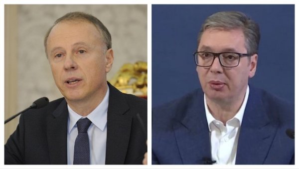 КОЛИКО САМ РАЗУМЕО ПАПА СЕ КАНДИДУЈЕ ЗА ПРЕДСЕДНИКА СРБИЈЕ Вучић поручио Ђокићу: По Уставу ректор не би смео да се бави политиком