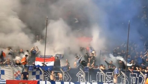 ХРВАТИ ОПЕТ ЗГРОЗИЛИ СВЕТ: Ево шта су сад урадили навијачи у Хрватској (ФОТО)