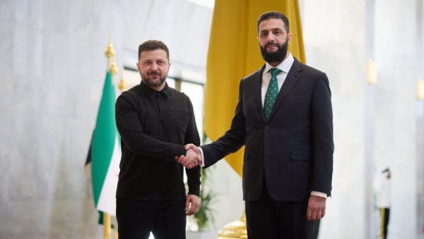 ЗЕЛЕНСКИ СЕ НУТКА ПО БЛИСКОМ ИСТОКУ: Посетио Сирију - нуди им војну стручност