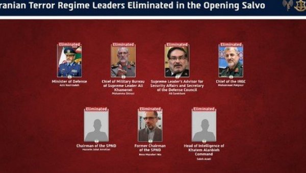 ДАНАС ЈОШ ДВОЈИЦА ЕЛИМИНИСАНА: Ево кога је све израелска војска до сада уклонила из иранског руководства?