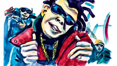 CRTEŽI IZ MALE CRNE MUZIKE: Izložba ilustracija Vldana Jeremića iz knjige Dragana Đorđevića u UK Parobrod