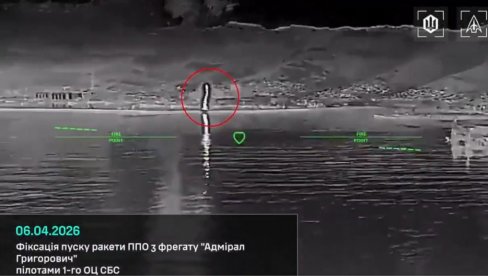 (ВИДЕО) Птице Мађара скинуле водећу РУСКУ фрегату у Црном мору - видите снимак ракетирања