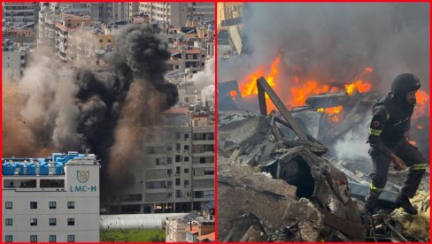RAT NA BLISKOM ISTOKU: Šteta od američko-izraelskih napada 270 milijardi dolara; Pojavili se snimci udara na Liban (VIDEO)