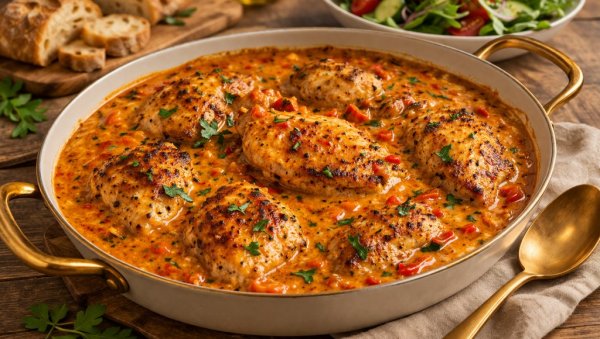 КРЕМАСТА ПИРИ-ПИРИ ПИЛЕТИНА: Пикантно и готово за 30 минута