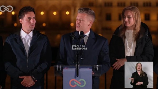 РУСИ, ИДИТЕ КУЋИ! Језива политичка порука са трга у Будимпешти, Мађар већ почео да ради по налогу Брисела (ВИДЕО)