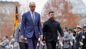 HLADAN TUŠ ZA ZELENSKOG Merc: Ukrajina ne može da postane punopravna članica EU dok je u ratu
