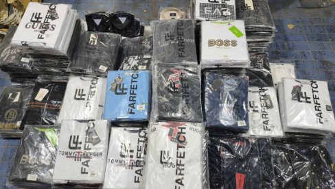 Сузбијање сиве економије: Заплењене копије познатих брендова - мајице, парфеми, наочаре.. (ФОТО)