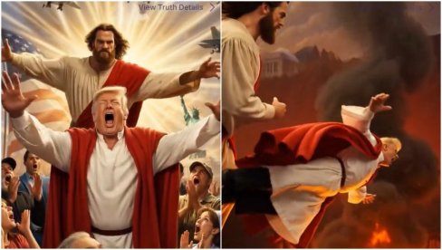 Исус удара Трампу шамар, шикља крв: Иранци објавили снимак и брутално одговорили америчком председнику (ВИДЕО)